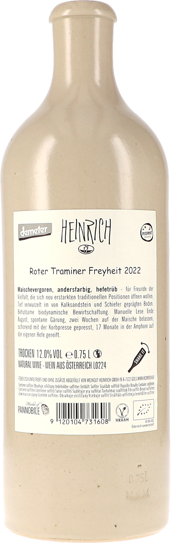 Heinrich Roter Traminer Freyheit