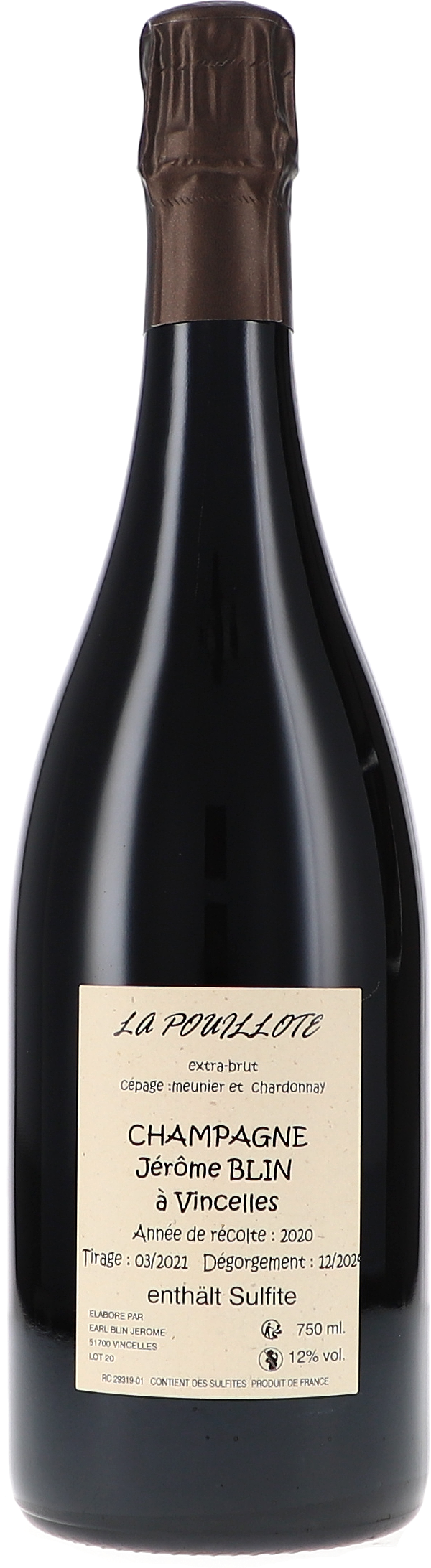 Jérôme Blin La Pouillote, Extra Brut