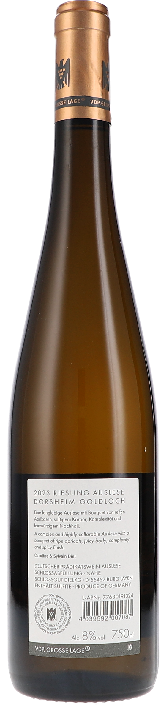 Diel Goldloch Riesling Auslese Grosse Lage