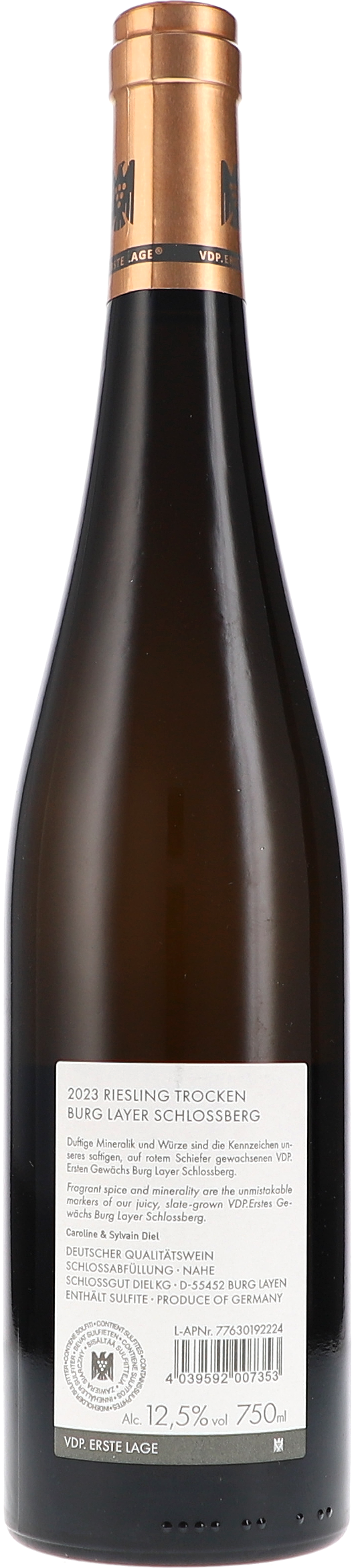 Diel Burg Layer Riesling Schlossberg 1G