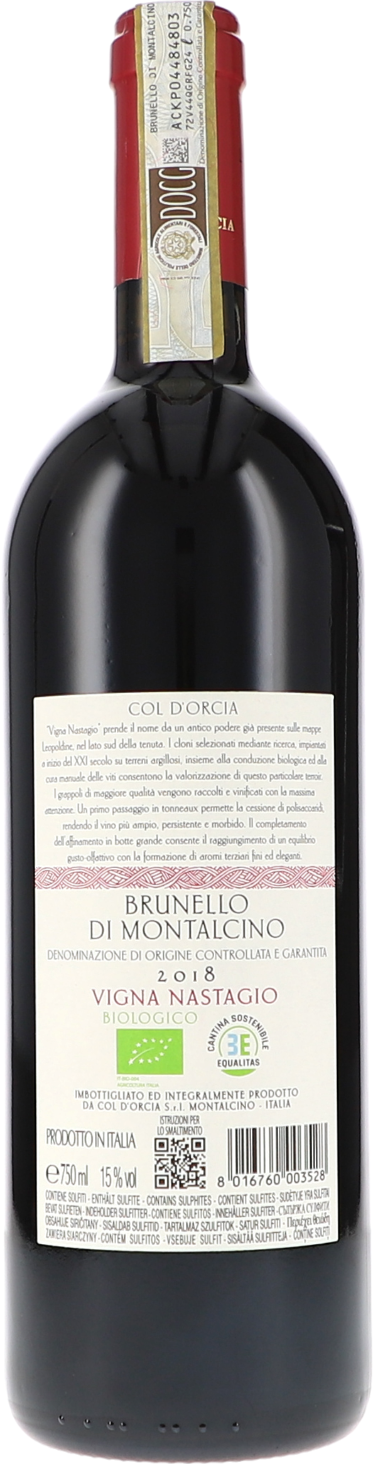 Col d'Orcia Brunello di Montalcino DOCG Vigna Nastagio
