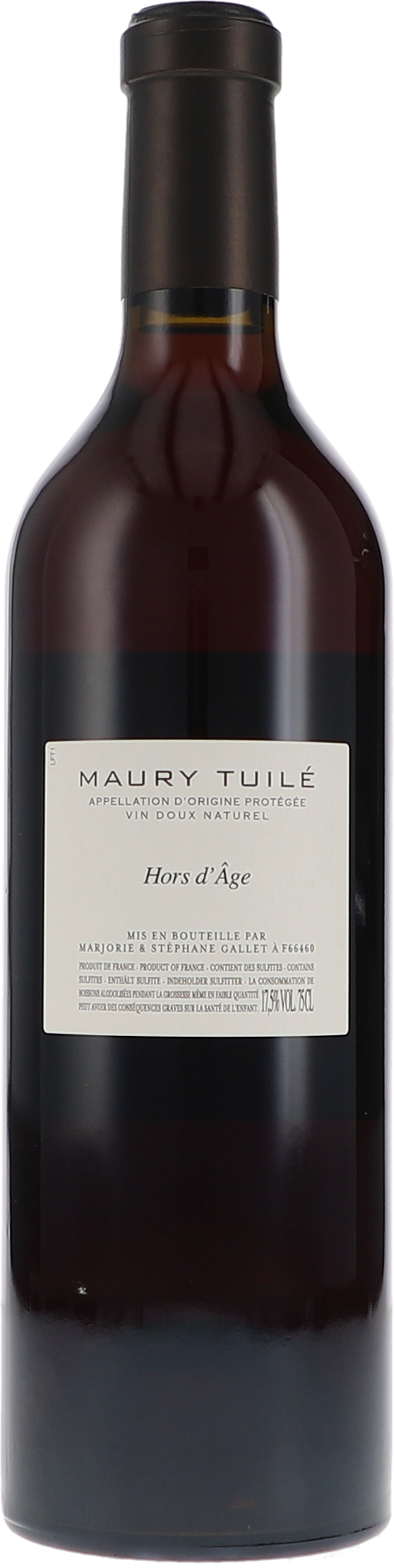Terres de Fagayra Maury Tuilé Hors d'Age AOP nan