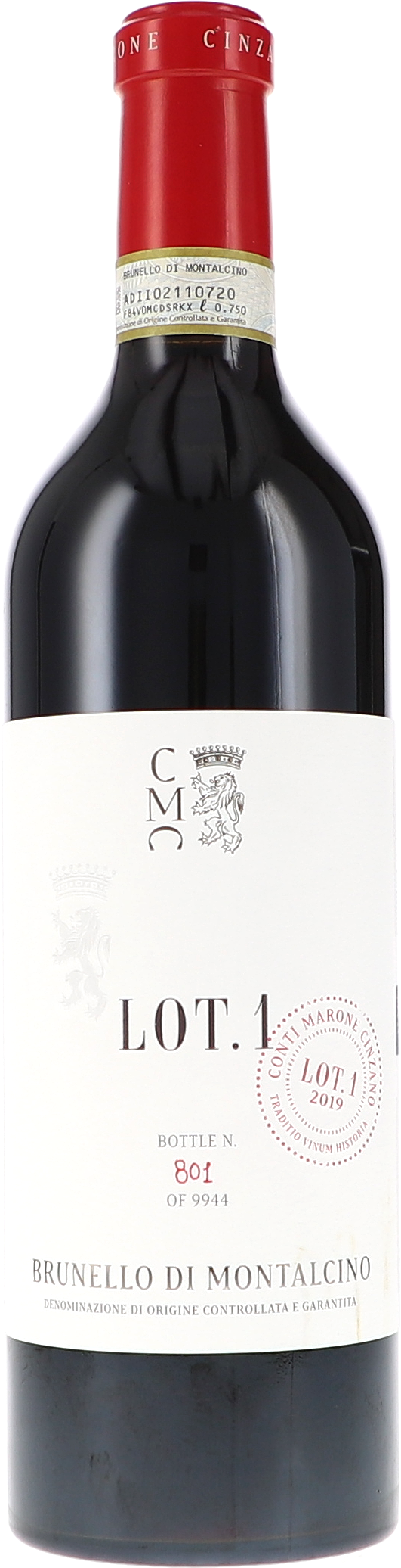 Col d'Orcia CMC LOT.1, Conti Marone Cinzano, Brunello di Montalcino DOCG