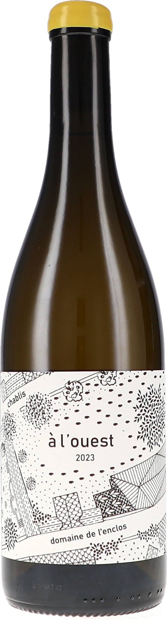 de l'Enclos Chablis "à l'ouest" AOC, sans sulfite ajouté 2023