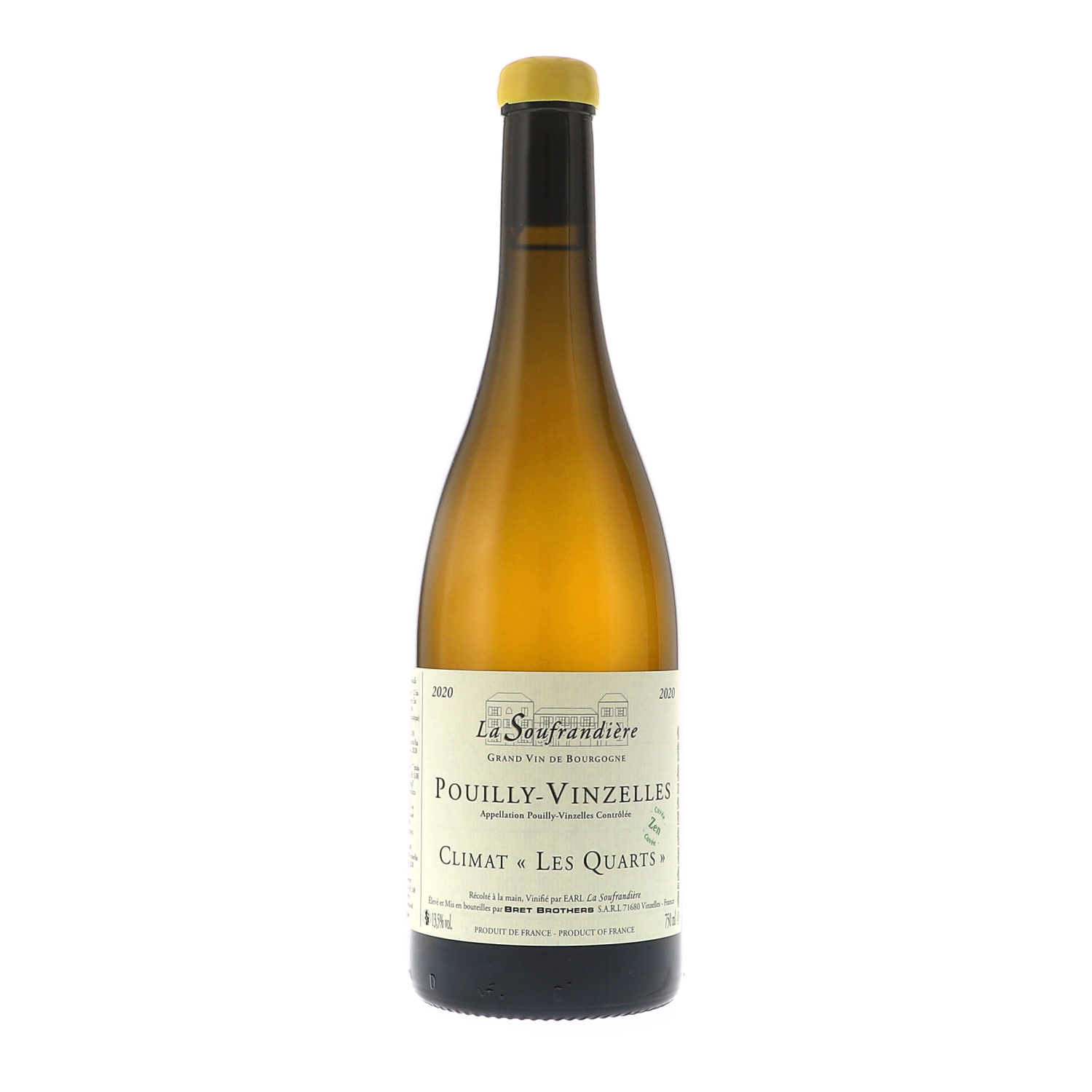 La Soufrandière Pouilly-Vinzelles Climat "Les Quarts" Zen AOC 2020