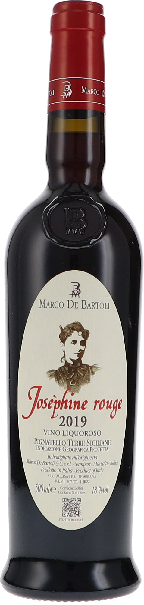 Marco de Bartoli Josèphine rouge, Vino Liquoroso
