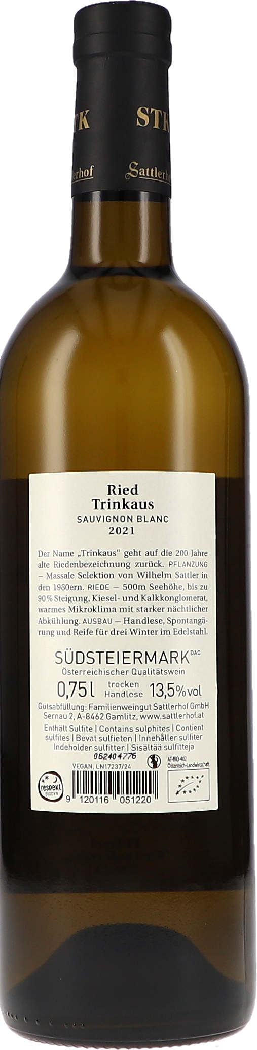 Sattlerhof Ried Trinkaus Sauvignon Blanc DAC
