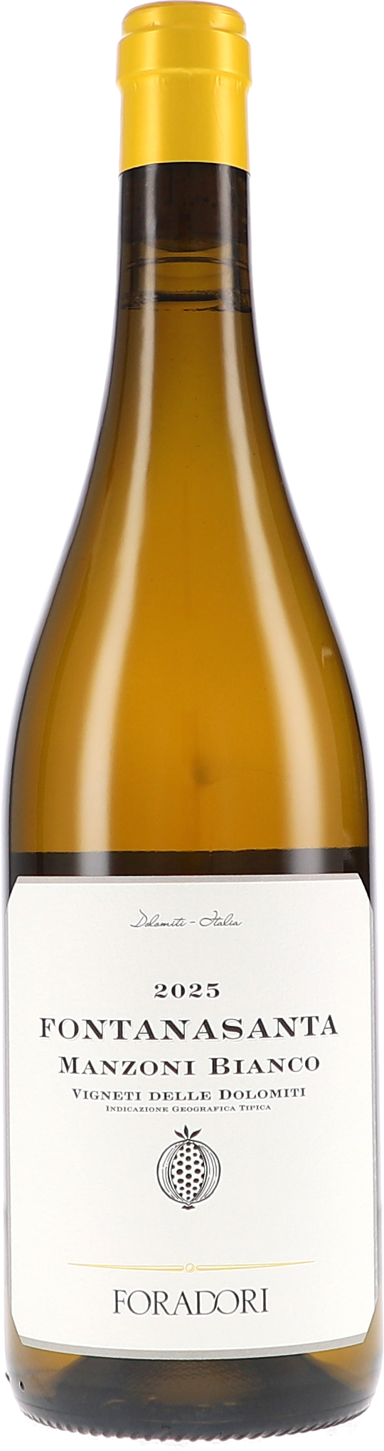 Foradori Fontanasanta Manzoni Bianco Vigneti delle Dolomiti IGT 2025