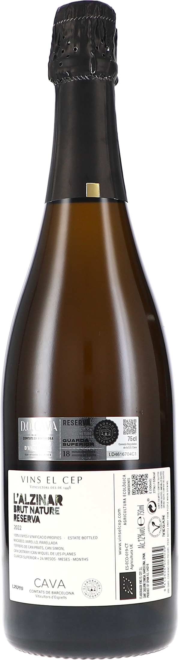 Vins El Cep L'Alzinar, Brut Nature Reserva
