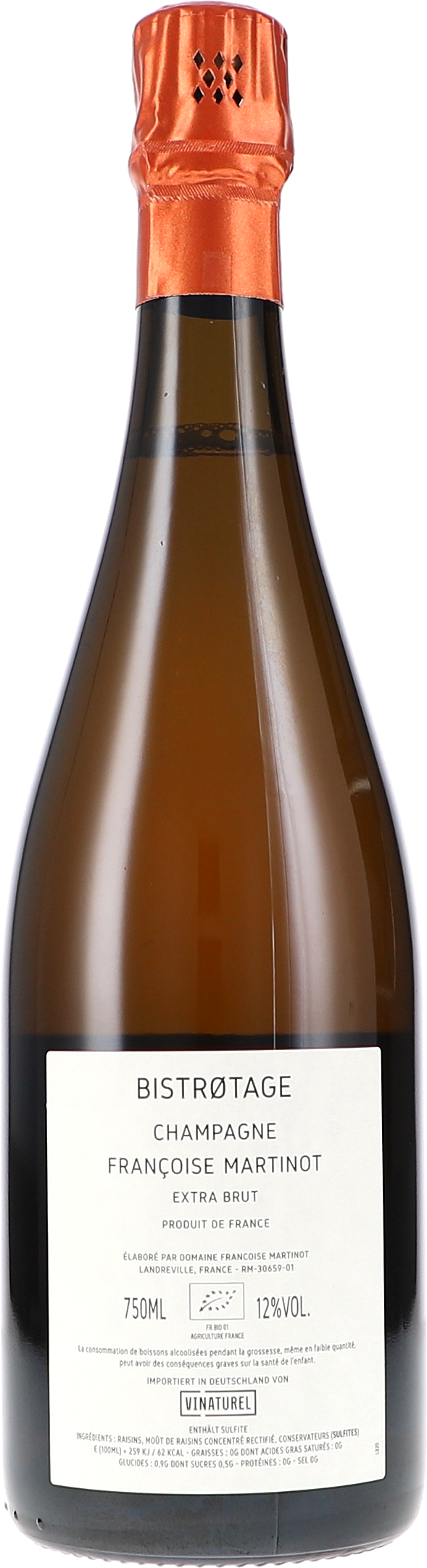 Françoise Martinot Bistrøtage B.20, Extra Brut, Blanc de Noirs nan