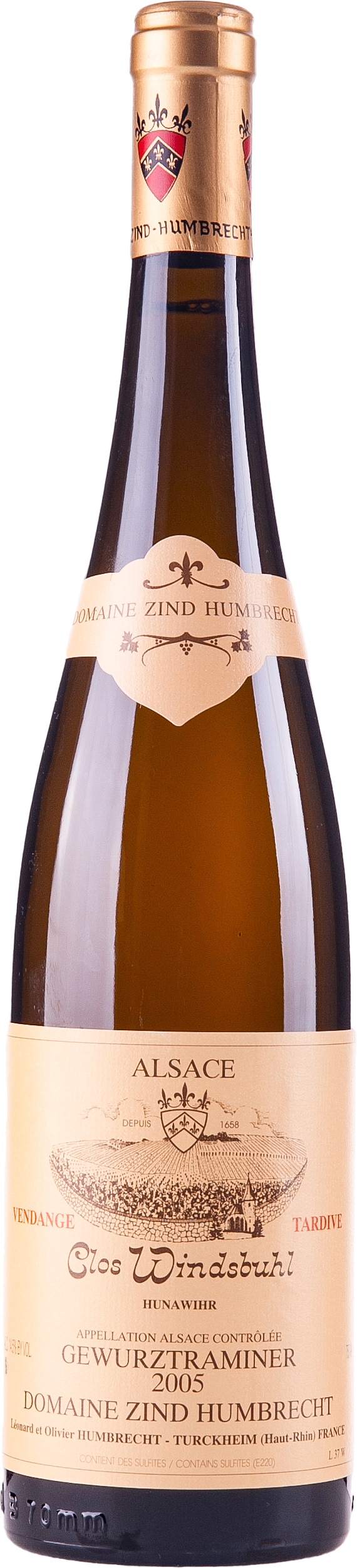 Zind-Humbrecht Gewürztraminer Clos Windsbuhl, Vendanges Tardives