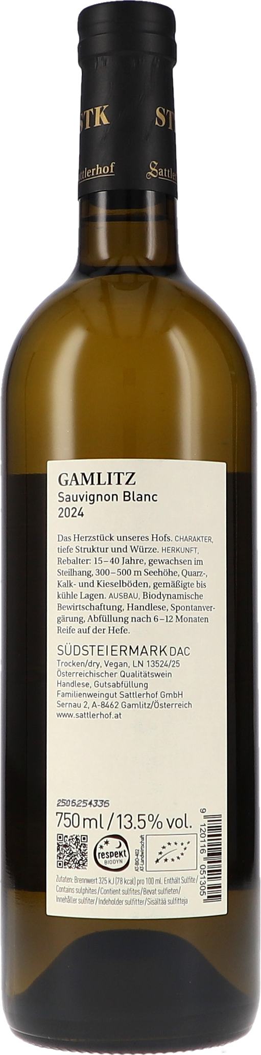 Sattlerhof Gamlitz Sauvignon Blanc DAC