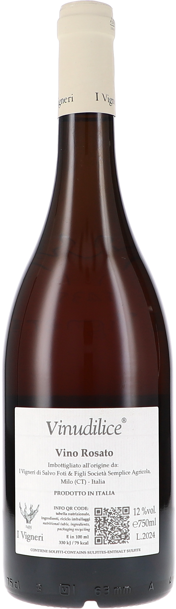 I Vigneri di Salvo Foti Vinudilice Rosato