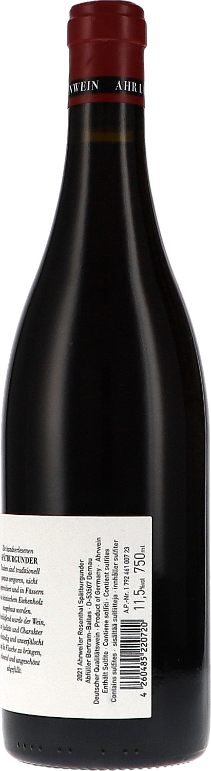 Bertram-Baltes Ahrweiler Rosenthal