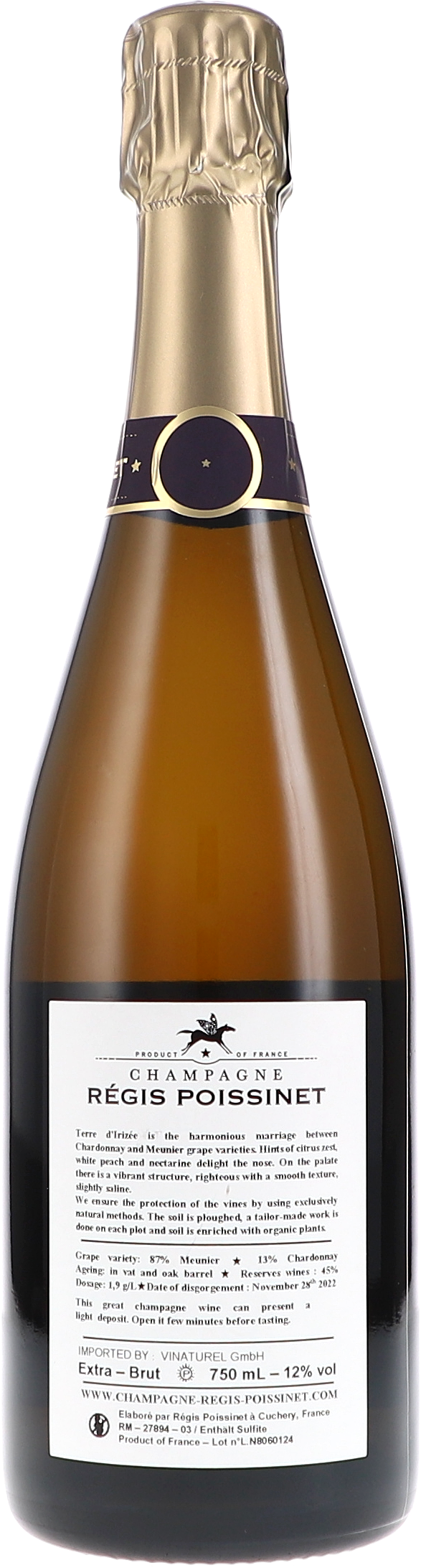 Régis Poissinet Terre d'Irizée, Extra Brut nan