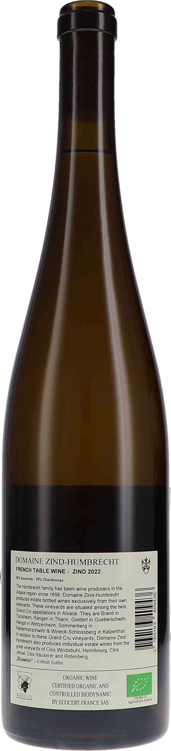Zind-Humbrecht Chardonnay Auxerrois ZIND