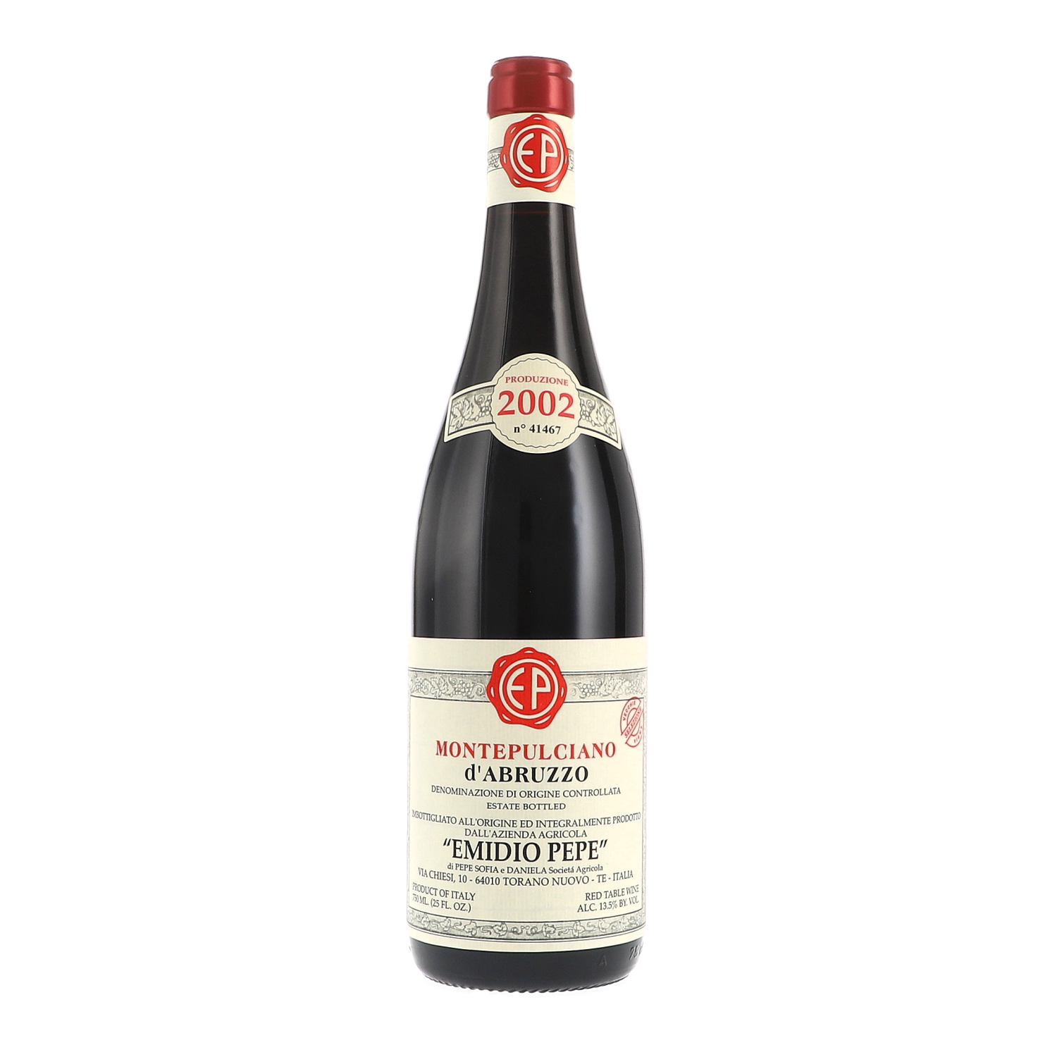 Emidio Pepe Montepulciano d'Abruzzo DOC, Selezione Vecchie Vigne