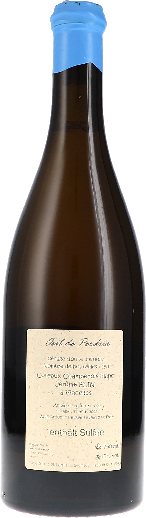 Jérôme Blin Coteaux Champenois Blanc, Œil de Perdrix
