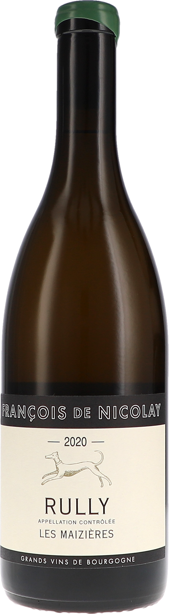 François de Nicolay Rully "Les Maizières" blanc, Sans Sulfites Ajouté AC 2020