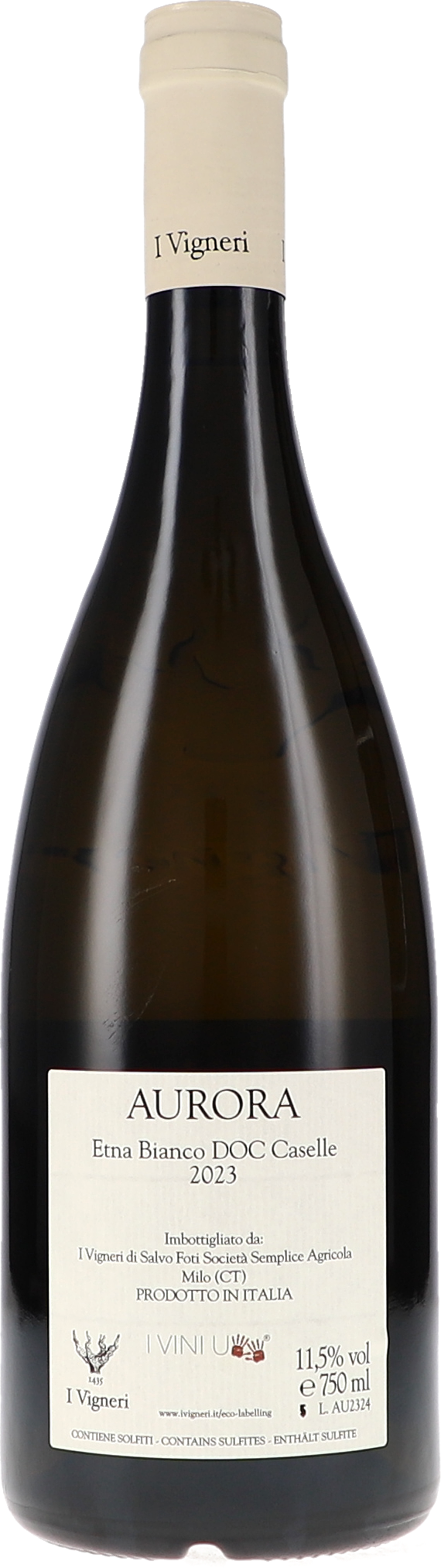 I Vigneri di Salvo Foti Aurora Bianco Caselle DOC