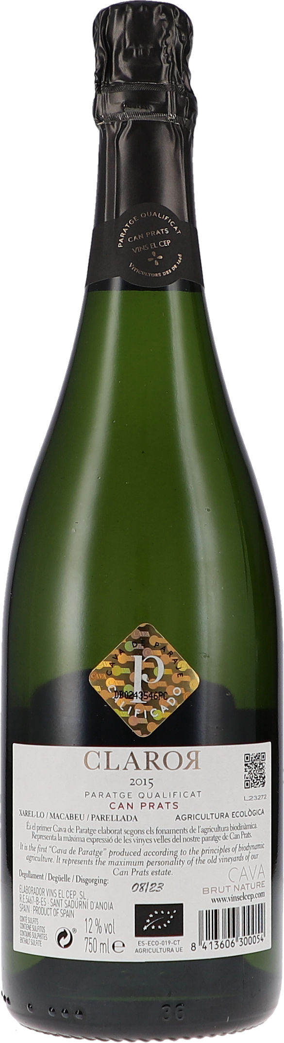 Vins El Cep CLAROR Can Prats, Brut Nature
