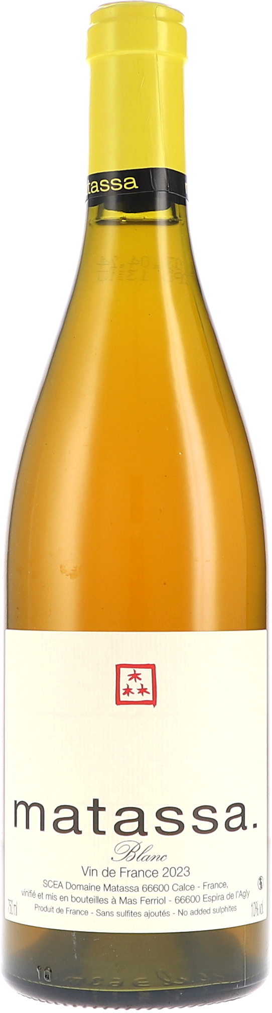 Matassa Matassa Blanc VdF 2023