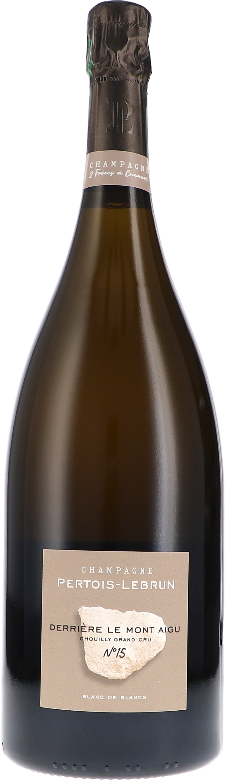 Pertois-Lebrun Derrière le Mont Aigu N°15, Chouilly Grand Cru Blanc de Blancs Extra Brut 2015