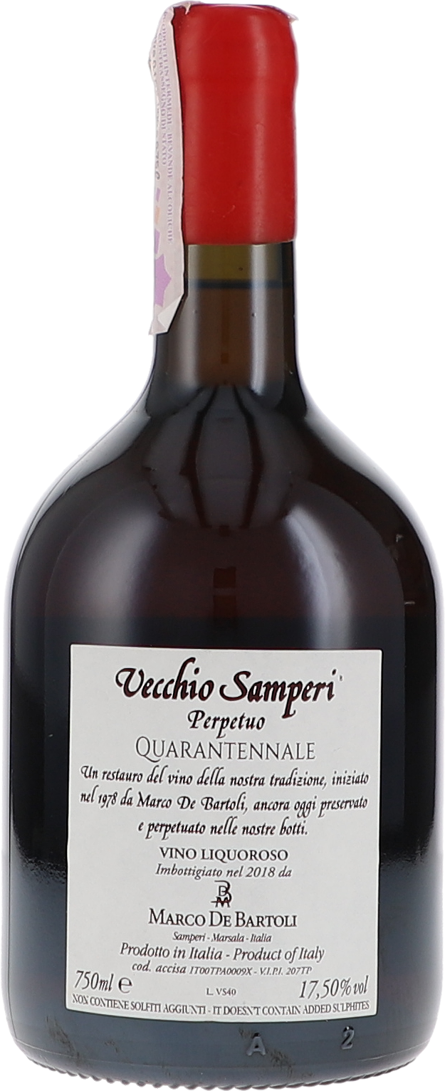 Marco de Bartoli Vecchio Samperi Quarantennale Perpetuo nan