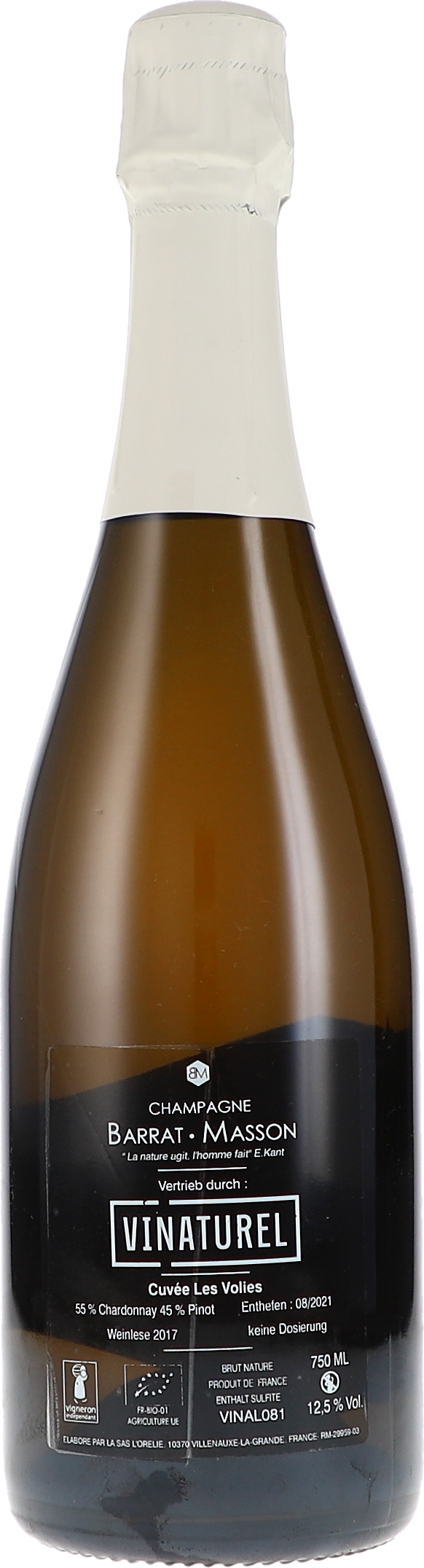 Barrat-Masson Les Volies, Brut Nature