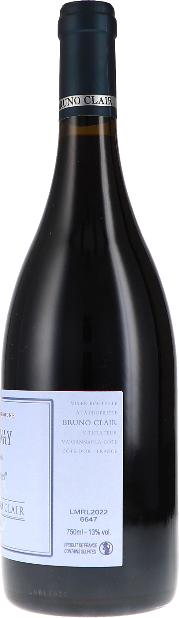 Bruno Clair Marsannay rouge "Les Longeroies" AOC