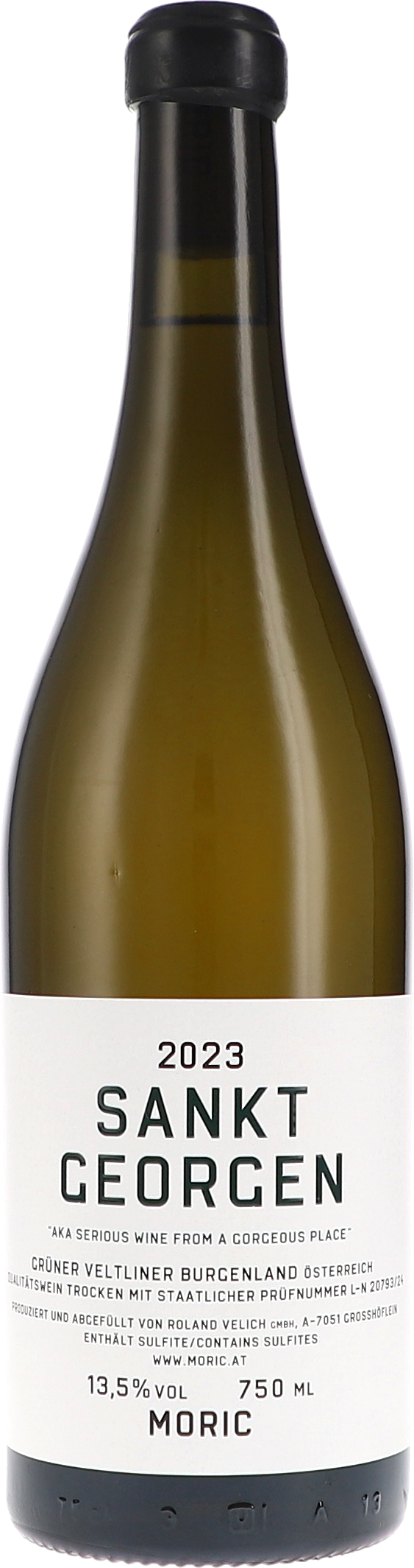 Moric Sankt Georgen "Aka Serious wine from a Gorgeous place" 2023