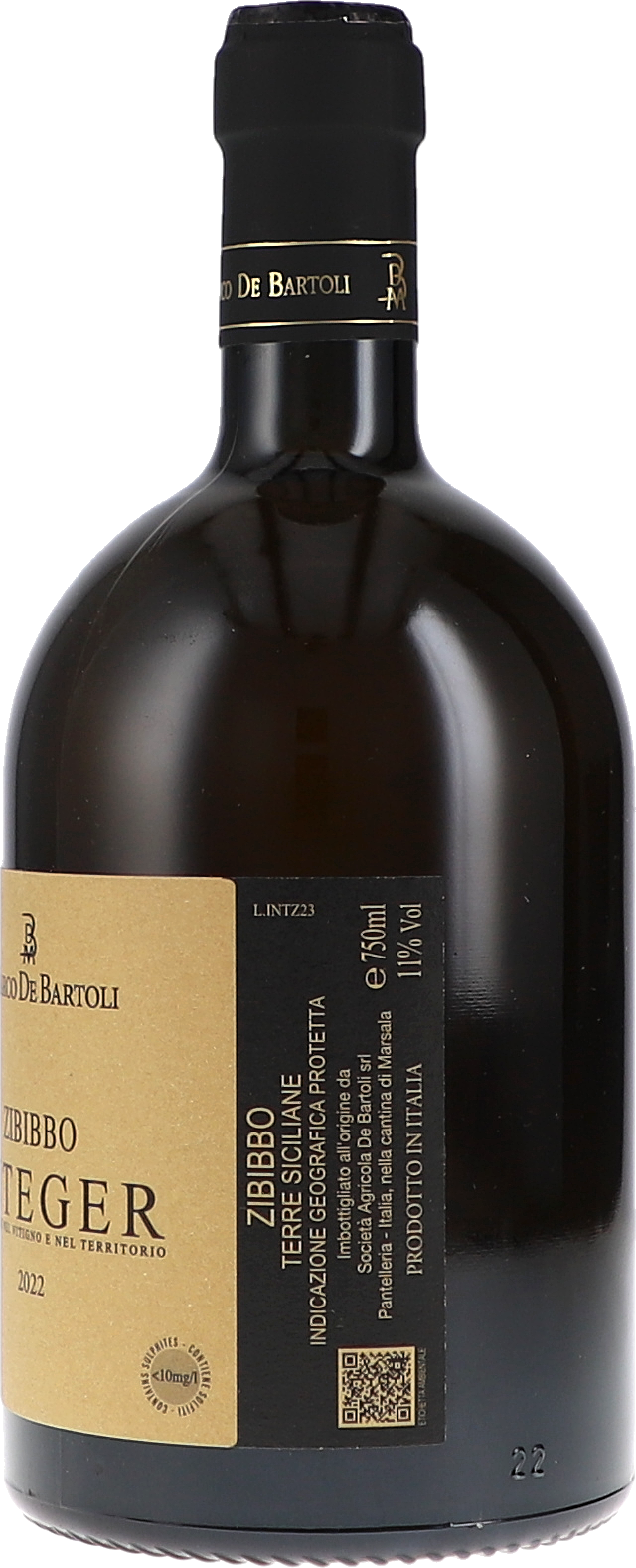 Marco de Bartoli Integer Zibibbo Terre Siciliane IGP