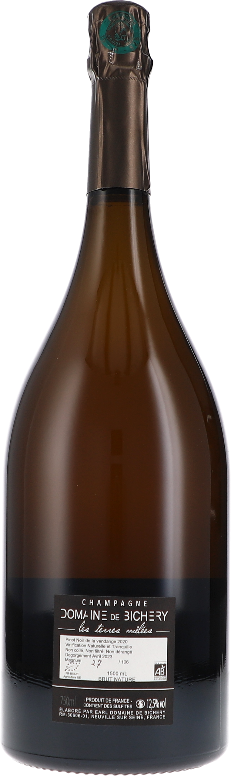 de Bichery Les Terres Mêlées, Brut Nature