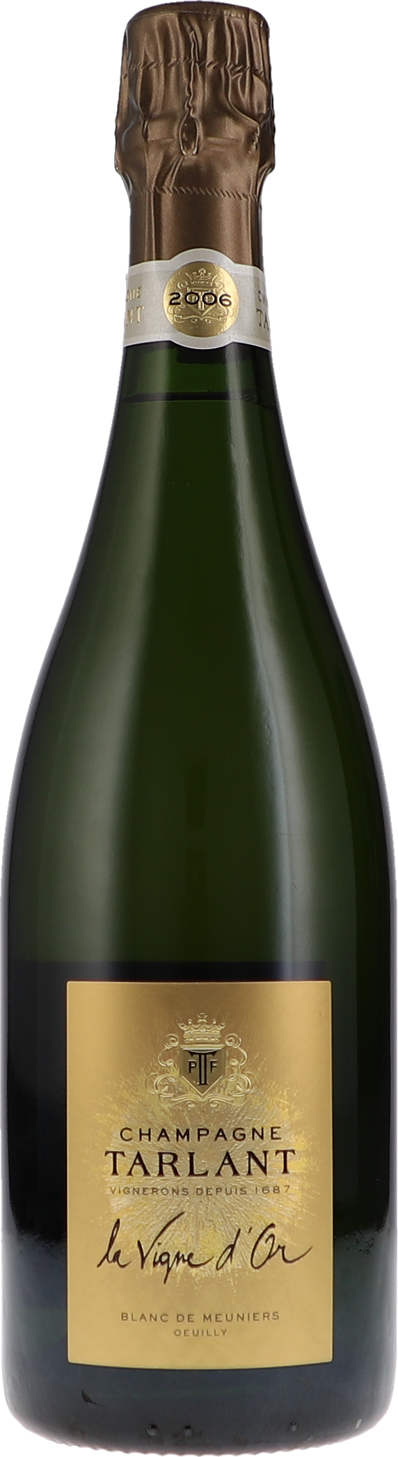 Tarlant La Vigne d'Or, Brut Nature, Blanc de Meuniers 2006